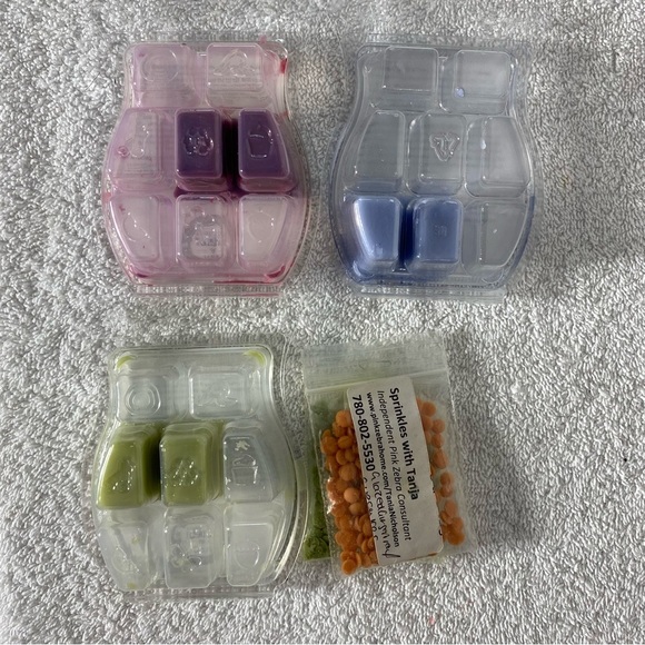 Scentsy Wax Bars Lot Autumn Sunset Blue Hyacinth Pearfect Day - Picture 10 of 10